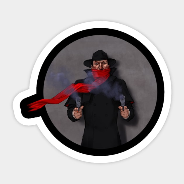 The Shadow! Sticker by thecountingtree